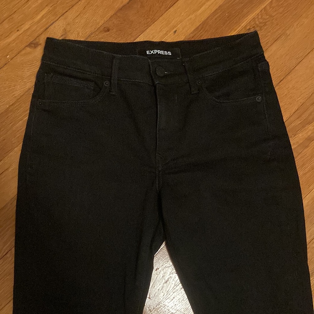 Express Warm Winter Lined Black Jeans